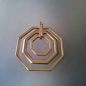 Gold Multi Octagon Pendant